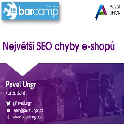 Největší SEO chyby e-shopů