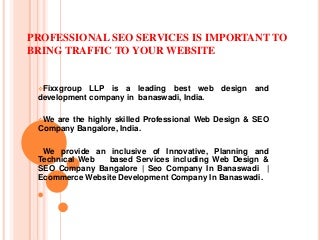 Seo company in bangalore