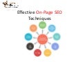 Effective On-Page SEO Techniques