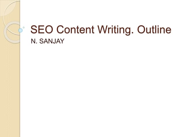 Seo content writing