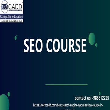 SEO Solutions Boosting Growth | TechCadd