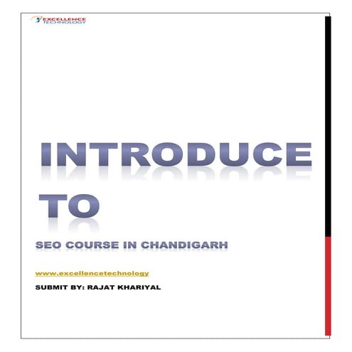SEO COURSE IN CHANDIGARH