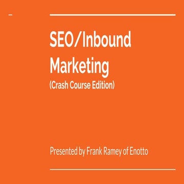 What Is SEO  - Search Engine Optimization Basics