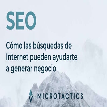 SEO en imágenes - Cómo las búsquedas de Intenet pueden generar negocio
