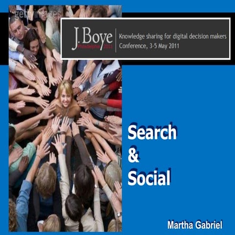 Social & Search - two faces of the same coin, by Martha Gabriel