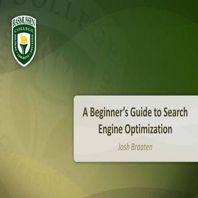 Search Engine Optimization for Beginners