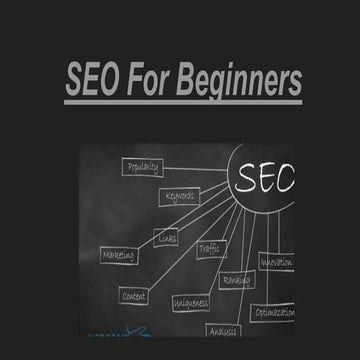 SEO For Beginners