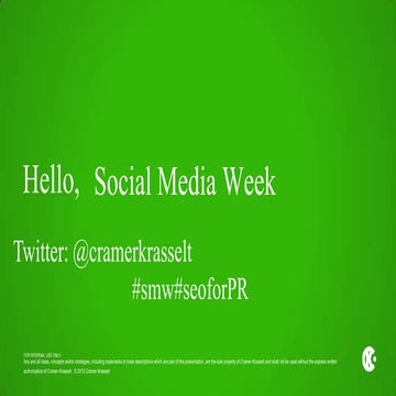 SEO Strategies for PR and Social Media