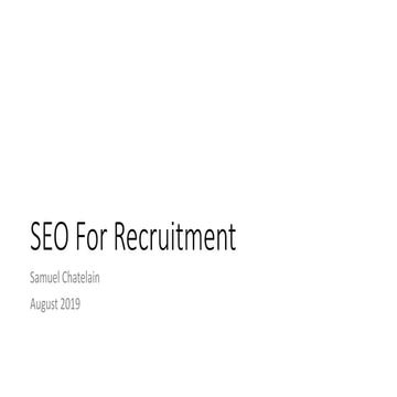 SEO for recruitment   career microsite and beyond gi group v1