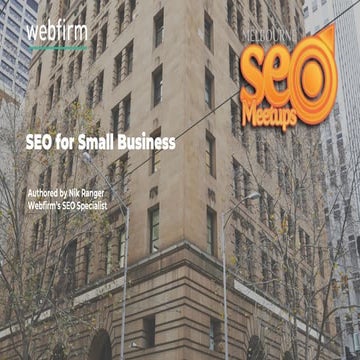 SEO for Small Business