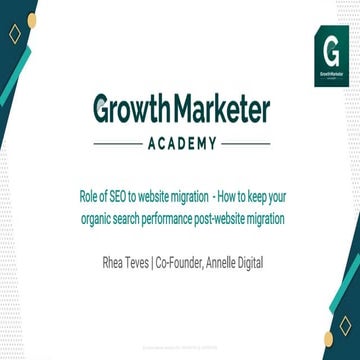 Role of SEO to website migration  - How to keep your organic search performan...