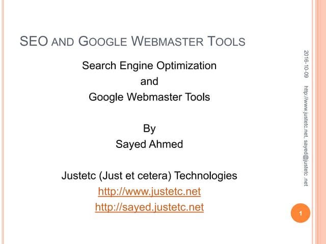 Seo google webmaster_tools