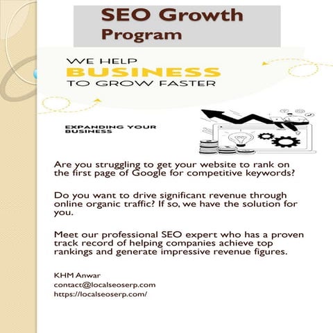 SEO Growth Program-Digital optimization Specialist
