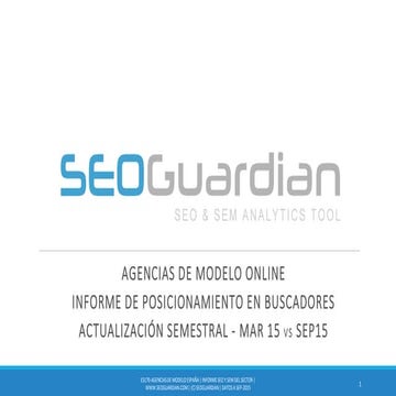 SEOGuardian - Agencias de Modelo en España - 6 meses después