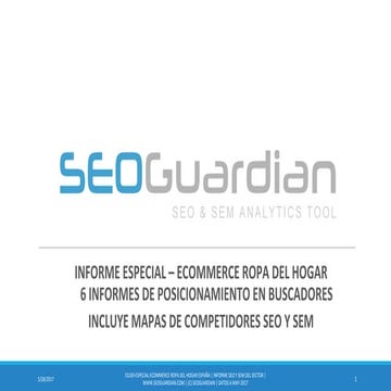 SEOGuardian - Especial ropa del hogar - Actualización anual