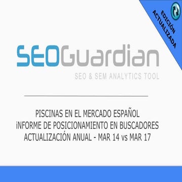SEOGuardian - Piscinas - Actualización anual