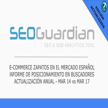 SEOGuardian - Zapatos online - Actualización anual