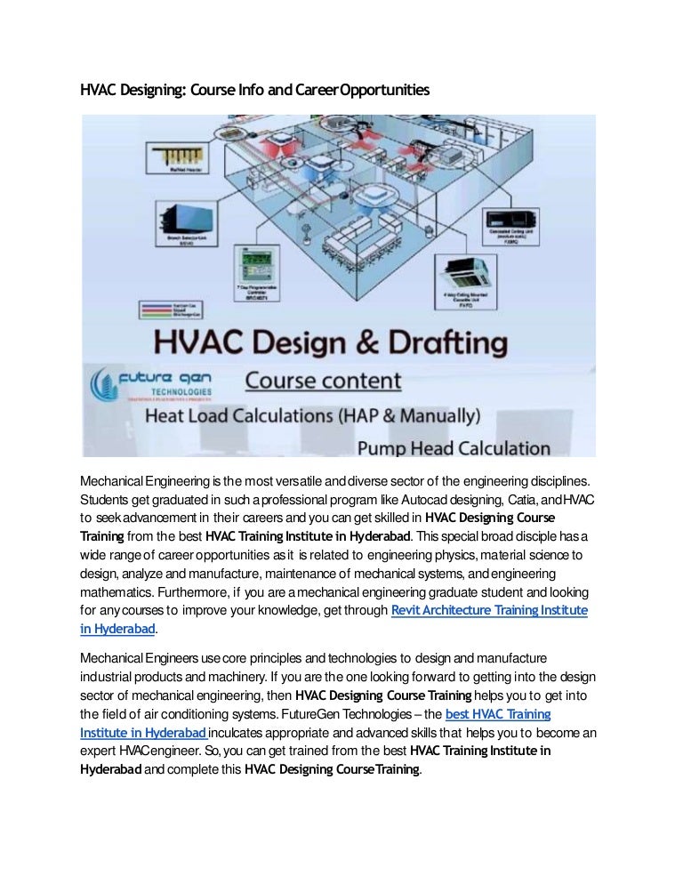 HVAC Designing Course Importance and Future Career