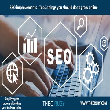 SEO Improvements - The top 3 things you should do to rank higher on Google 