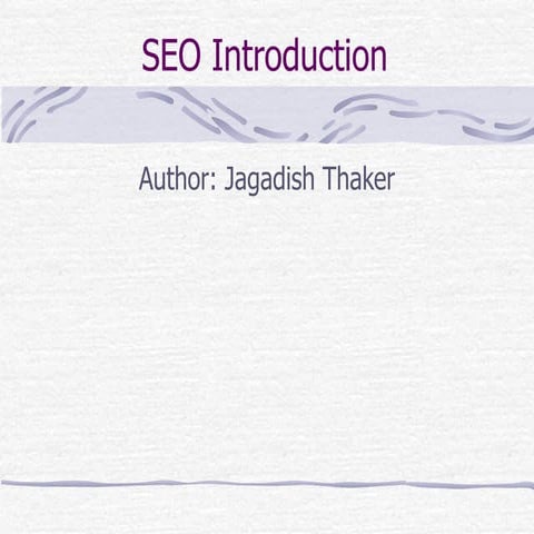 Seo Introductions - SEO Basics, SEO Method, SEO Process, SEO Cycle