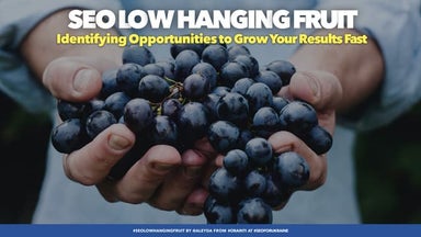 SEO low hanging Fruit - Identifying High Impact Opportunities Fast #SEOforUkr...
