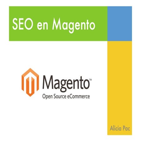 Seo para Magento por Alicia Pac