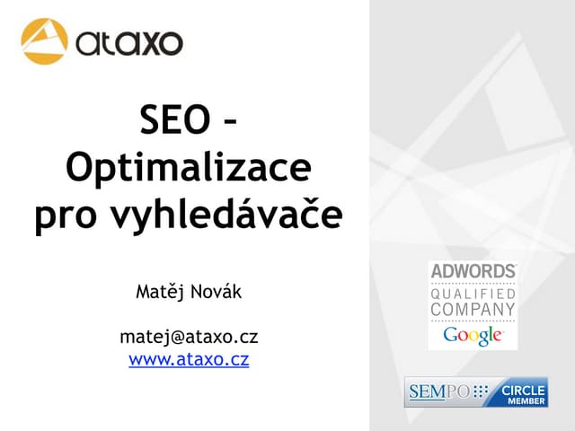 SEO - Matej Novak