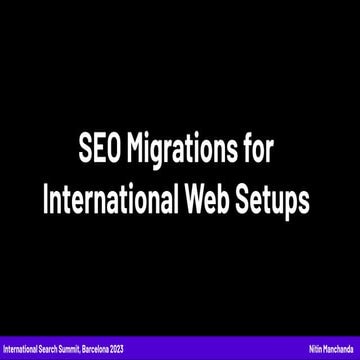 SEO Migrations for International Web Setups