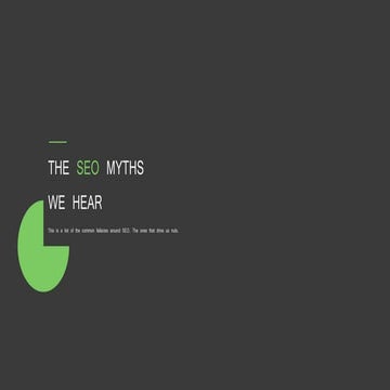 18 SEO Myths of 2015