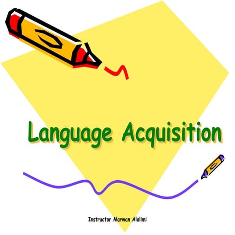 Seond language acquisition  third lecture-fourth lecture