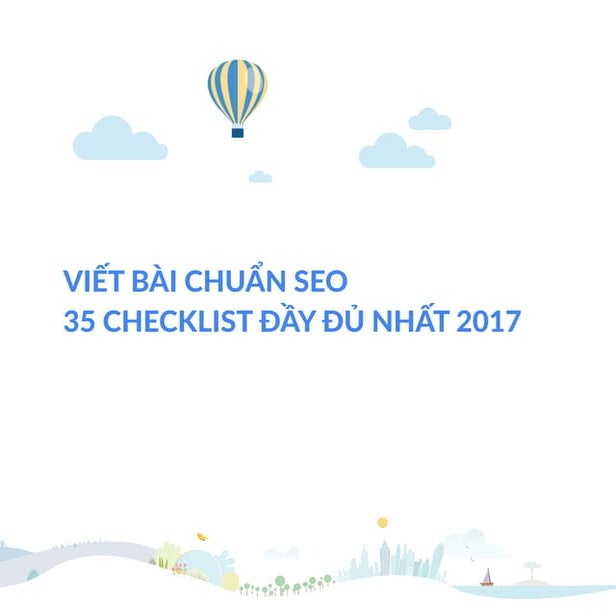 35 checklist bài viết chuẩn seo 2017 - SEONgon