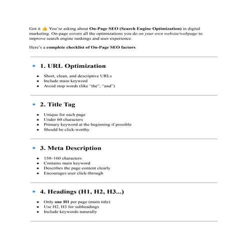Complete On-Page SEO Tips for Beginnerrs
