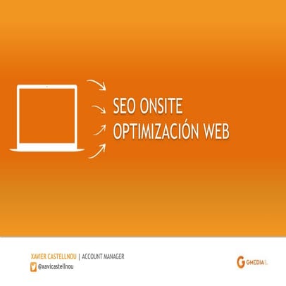 SEO ONSITE -  OPTIMIZACIÓN WEB