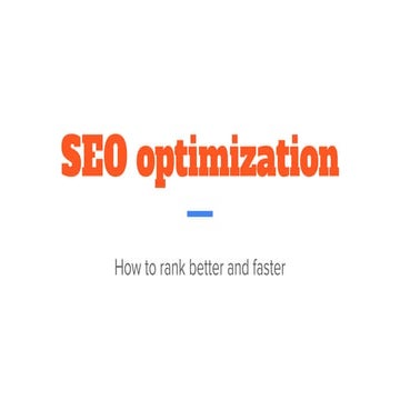 SEO optimization techniques for digital marketing professionals