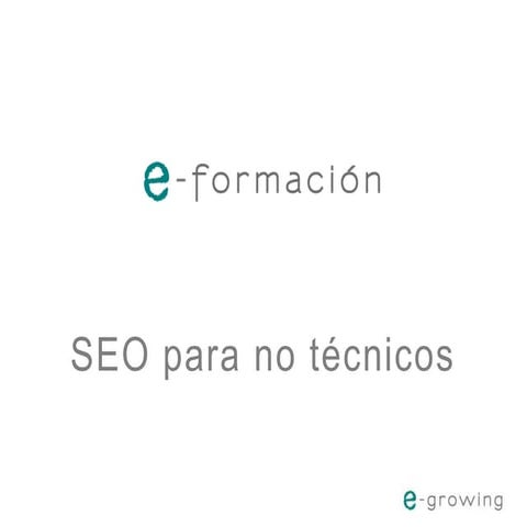 Seo para no técnicos