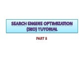 Search engine optimization(SEO), SEO Reseach and Analysis