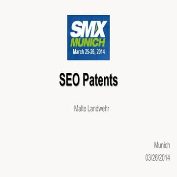 SEO Patents