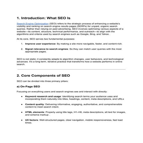 Moat importnat thing in seo, which is used to rank for rank the website