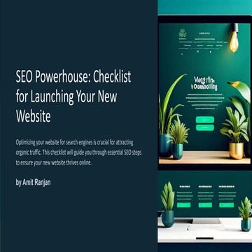 SEO Powerhouse - Checklist for Launching Your New Website