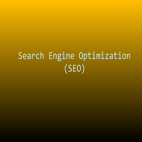 What is SEO ? (Search Engine Optimization) - Types of SEO and techniques