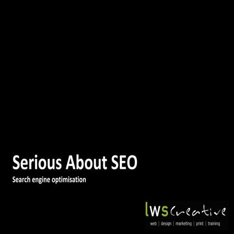 Serious about SEO - 06 October 2011