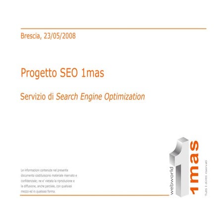Presentazione SEO 1mas