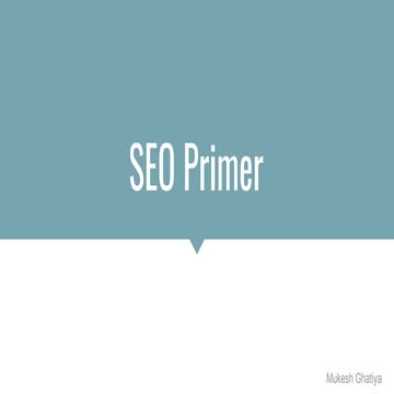 Seo Primer