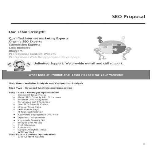 Seo proposal
