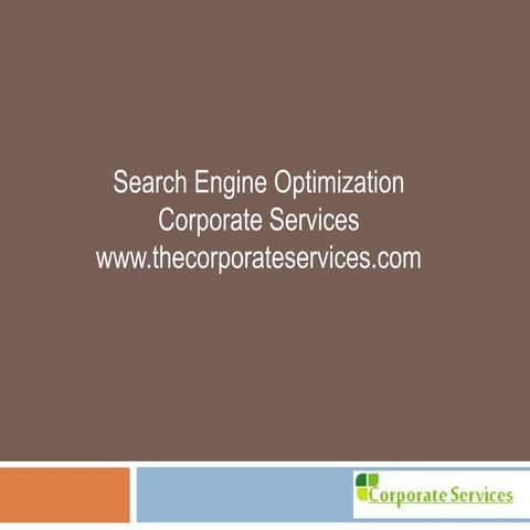 SEO proposal- www.thecorporateservices.com 