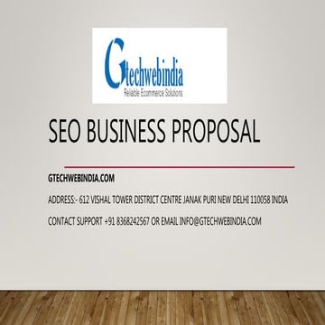 Seo proposal to grow your business