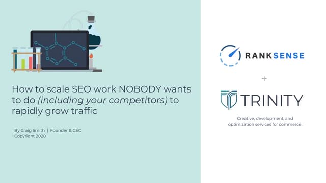 How to scale SEO work NOBODY wants to do (including your competitors) to rapi...