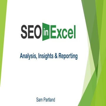 DMSS: SEO Insights, Analysis & Reporting: Visualizing Your SEO Data
