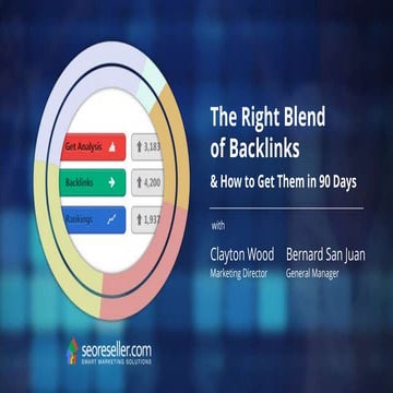 The right blend of backlinks & and how to get them in 90 days