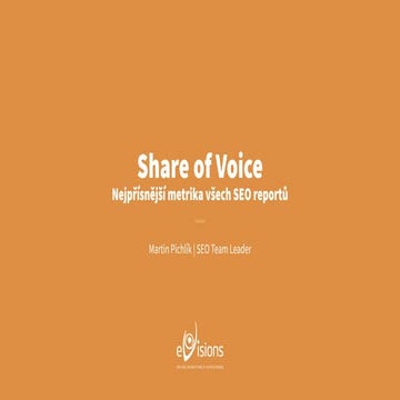 SEO Restart 2022: Martin Pichlík - Share of Voice – Nejpřísnější metrika všec...
